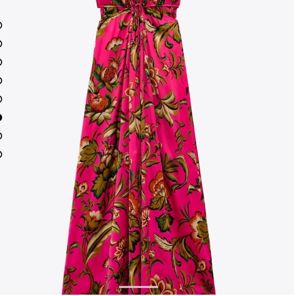 NWT Zara Cut Out Printed Jumpsuit - Picture 5 of 10